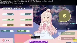 15th LN Dan - Yume 98.03%