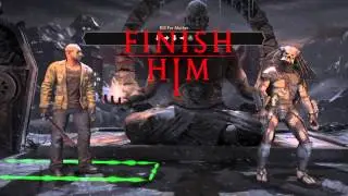 Mortal Kombat X Fatality practice w/ Jason and predator