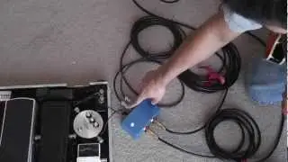 Pedal Board Guitar Junction Box - Integrated Buffer and Locking Neutrick Jacks American Loopers