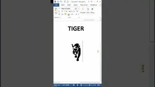 🐅 Tiger Symbol Shortcut Key In MS Word 