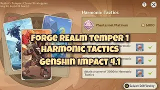 [No-Card TCG 4.1] 6000 Points Stage 1 Forge Realm's Temper - Genshin Impact 4.1
