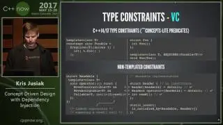 C++Now 2017: Kris Jusiak “Concept Driven Design with Dependency Injection”
