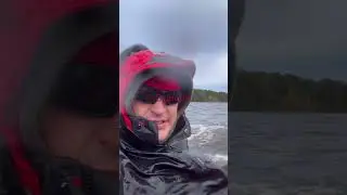В шторм на водлозёрке! Куганаволок Водлозеро