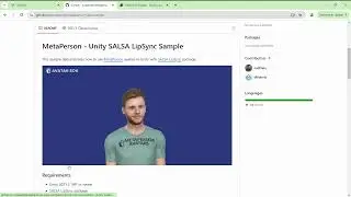 Tutorial: how to use SALSA LipSync Suite with MetaPerson Avatars in Unity