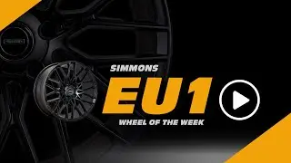 Simmons EU1 Satin Black Rims 18-20 INCH