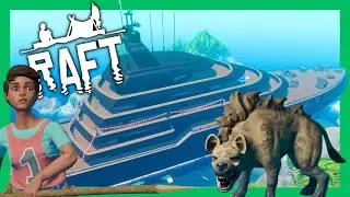 Exploring the ship to get ENGINE BLUEPRINTS! - Raft ep12