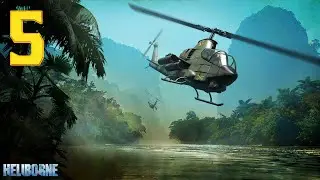 Heliborne #5 - Tryb Solo - Amerykanie W Wietnamie (UH-1D, UH-1B, ACH -47) Gameplay PL, Let's Play)