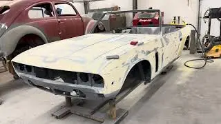 Some thoughts on paint prep - a Jensen Interceptor from the Boch Collection