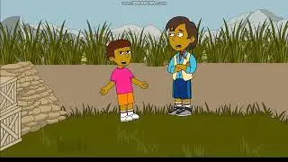 Dora Pushes Diego into the Quicksand/Grounded