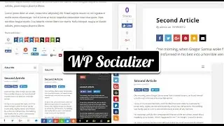 WP Socializer V3 - WordPress plugin - Features overview