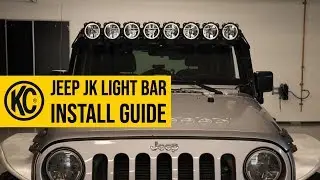 How to Install a KC® Gravity® Pro6 Light Bar on a Jeep Wrangler JK