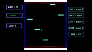 Rapid roll game in c programming || Rapid roll || C programming