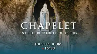 Le Chapelet depuis la Grotte de Lourdes - 22/12/2023