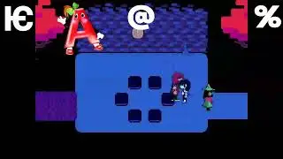 Deltarune All Chapters Glitched speedrun с собакой, эдо, процентом и буквой А сверху