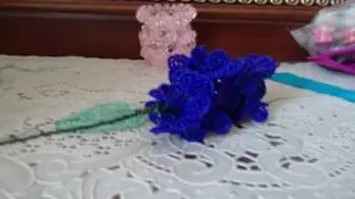 Бисерден гортензия гүлін жасау #3