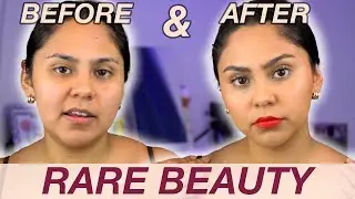 RARE BEAUTY FULL FACE WEAR TEST! | Rare Beauty Makeup Look + Wear Test