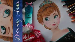 Drawing Disney Princess Anna Frozen 2 | Timelapse | Dhruvi Kakkad |
