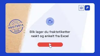 Slik lager du fraktetiketter raskt og enkelt fra Excel