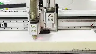 Digital cutting machine to cut 8m thick sponge