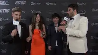 Fuslie & Sykkuno Interview At Streamer Awards 2023 Hosted by QTCinderella.