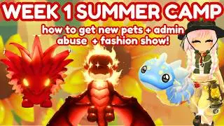 🔴 BIGGEST ADMIN ABUSE Event EVER! How To Get WEEK 1 Summer Camp Pets 🏕️ 