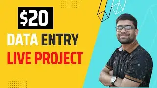 🔴ডাটা এন্ট্রি লাইভ প্রজেক্ট | 20$ Data Entry Live Project | Fiverr Live Project |BOKHTIAR TECH