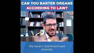 Can you barter organs according to law? - Dr Shabtai