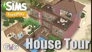 The Sims Freeplay- Perfect Paradise House Tour 🚁 [Holidays 'n' Helipads]