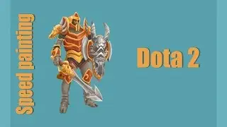Speed painting #4 Фан арт Dota 2 Dragon Knight