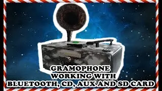 DIY CD Playerdan Gramofon Yapımı (Bluetooth, Aux, USB, SD Card)