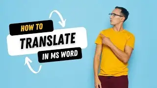 MS Word ကိုသုံးပြီးမြန်မာလိုဘာသာပြန်နည်း [How to Translate a PDF Document to Another Language ]