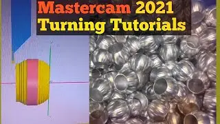 Mastercam Turning Programming I Cnc Turning Program I Plunge Turning 