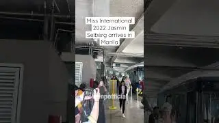 Arrival video of Miss International 2022 Jasmin Selberg in Manila.