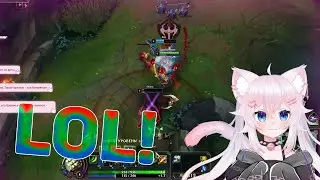 Yumekomoore случайно зашла в League of Legends, но Лапочка остановила её!
