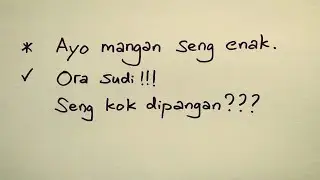 9) Kasus E dan I Jêjêg-Miring dalam Bahasa Jawa.