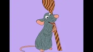 Step by step guide Ratatouille (film) Remy rat How to draw? Рататуй крысенок Реми Как нарисовать?