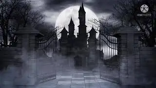 Spooky night... Haunted Bangla// bhoot wala Bangla// background green screen// effect no copyright//