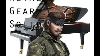 Metal Gear Solid Main Theme (Piano Cover / Go Pro)