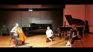 Darja Goldberg, Erko Sild & Joel Nachtigall in Chamber hall of EAMT, 2.11. 2024.