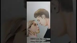 pencil color.    after movie.  Tessa Hardin sketch  using brustro color pencil