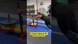 Heavy prowler/sled pushes are like a cheat code for athletes