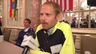 2017 Boston Marathon Press Conference: Jared Ward
