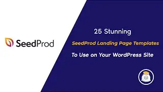 25 Stunning SeedProd Landing Page Templates to use on your WordPress site