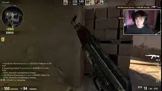 Am I going crazy? I'm sure this guy just appeared out of the wall on my friends stream