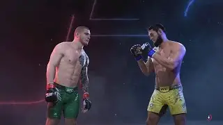 Marvin Vettori vs Khamzat Chimaev - CPU vs CPU - UFC 5
