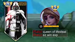ARGUS VS META RUBY (LIFESTEAL QUEEN VS IMMORTAL ONE SHOT) 💀 - Mobile Legends