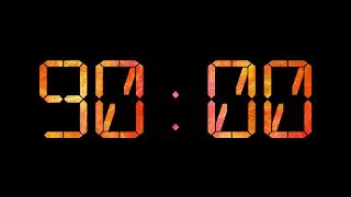 90:00 | Orange Electric LCD Countdown Timer