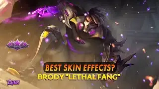 Brody New Skin Lethal Fang Gameplay | MLBB Brody Starlight Skin | Top Global Brody Gameplay ~ MLBB