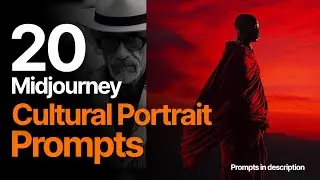 20 Midjourney Cultural Portrait Prompts (Prompts in description)