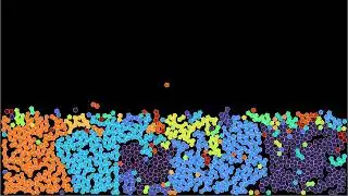 Growing quasicrystals by dynamic aggregation of pentagons